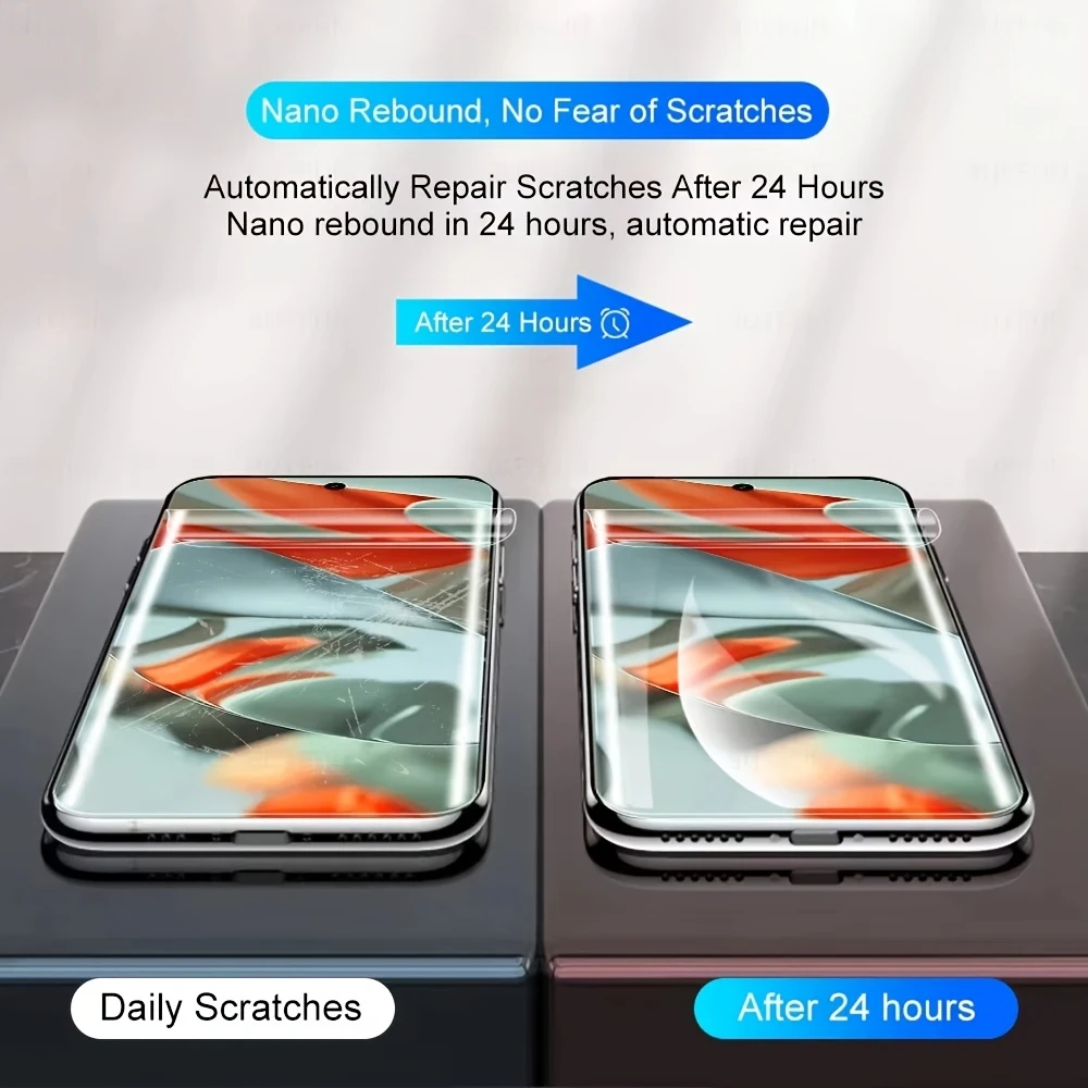 NNBILI 4 Stück Ultra HD Hydrogel-Folie für Google Pixel 10 9 Pro XL 10 9 8 7 6 Pro 5 9a 8a 7a 6a 5a 5G, Weiche Displayschutzfolie – Detail 3