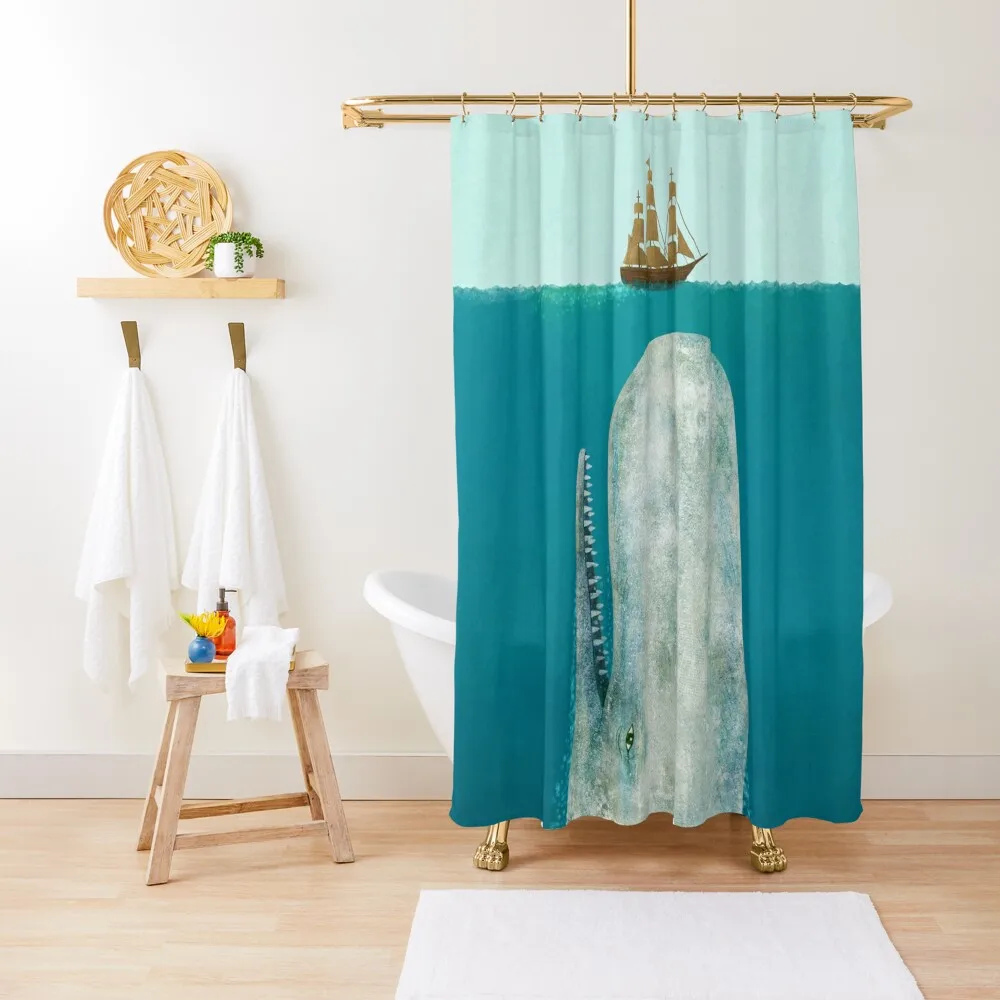 

The Whale Shower Curtain Bathtub Bathroom And Shower Products Anime Shower Waterproof And Anti-Mold Curtain