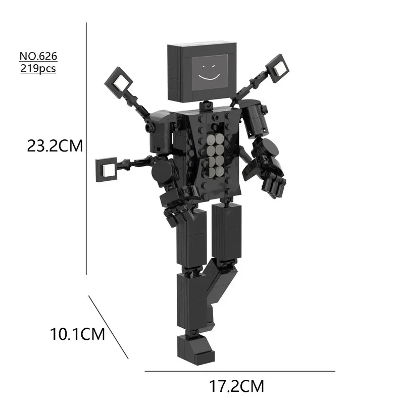 

Skibidi Toilet Action Figures builing blocks Camerman Titan Speakerman Surveillance Man TVMan Boys Bricks Toys For Kids Gift