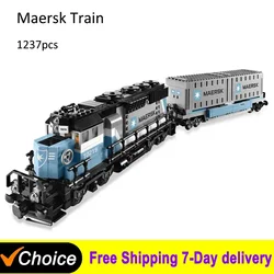 In Stock 1234pcs Steam Train Building Blocks Bricks Birthday Christmas Gifts Girls Toys For Children Compatible With 10219