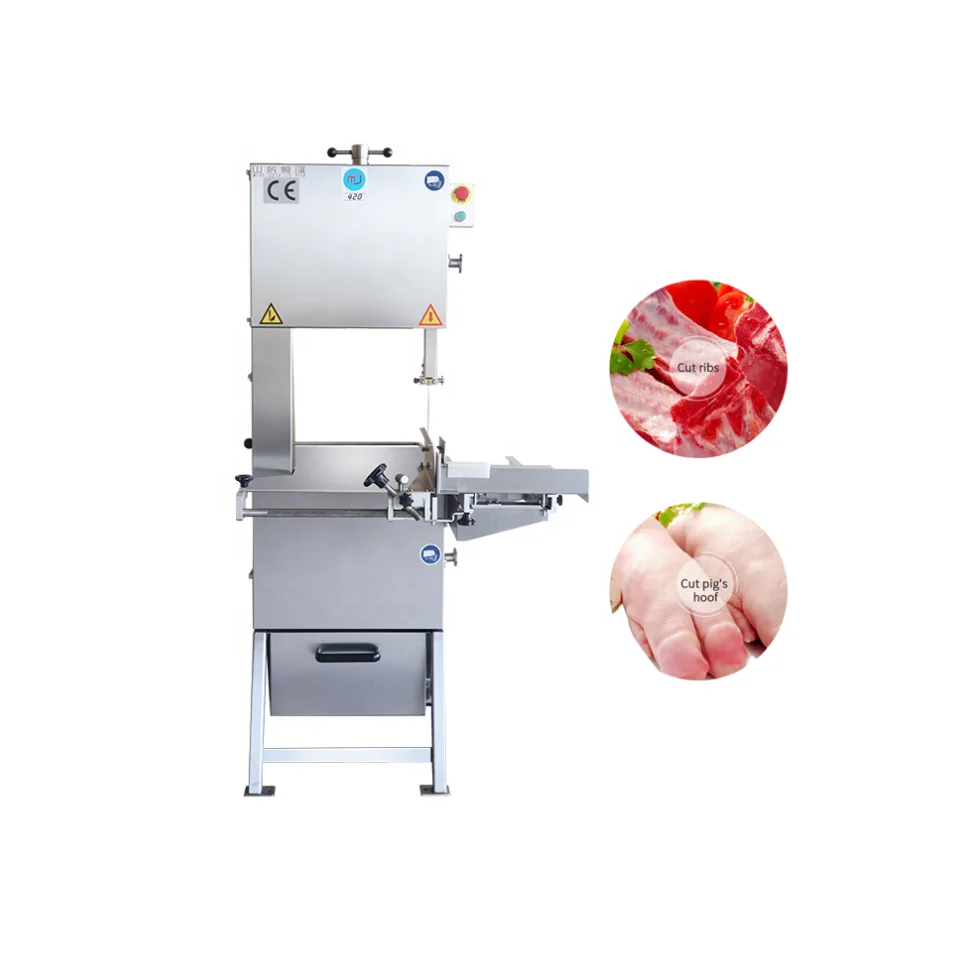 JG420 Commercial Cutting Meat Bones With Bone Sawing Machine Frozen Meat Cutting Machine