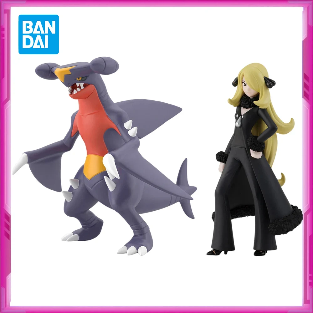 

Оригинальный BANDAI Pokemon Sinnoh Region Синтия Garchomp ПВХ аниме экшн-коллекции модель игрушечные фигурки