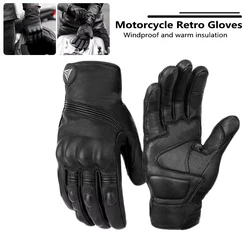 Guantes de invierno para motocicleta, Guantes impermeables a prueba de viento, Guantes para Moto para hombre, Guantes para montar en Moto con pantalla táctil, Guantes para Motocross