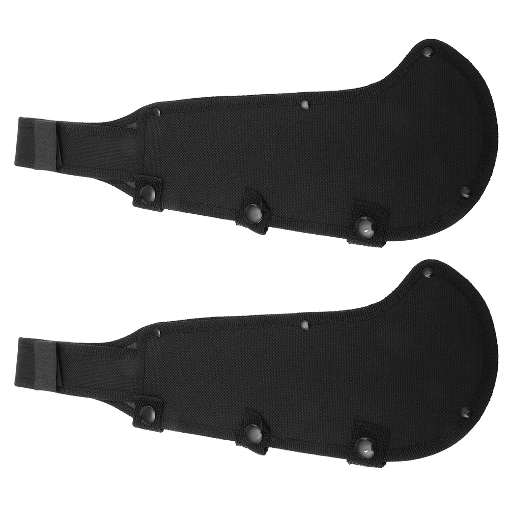 

2pcs Canvas Axe Sheath Black Hard Cover Case Carrying Protective Hatchet Oxford Cloth Durable Universal Storage