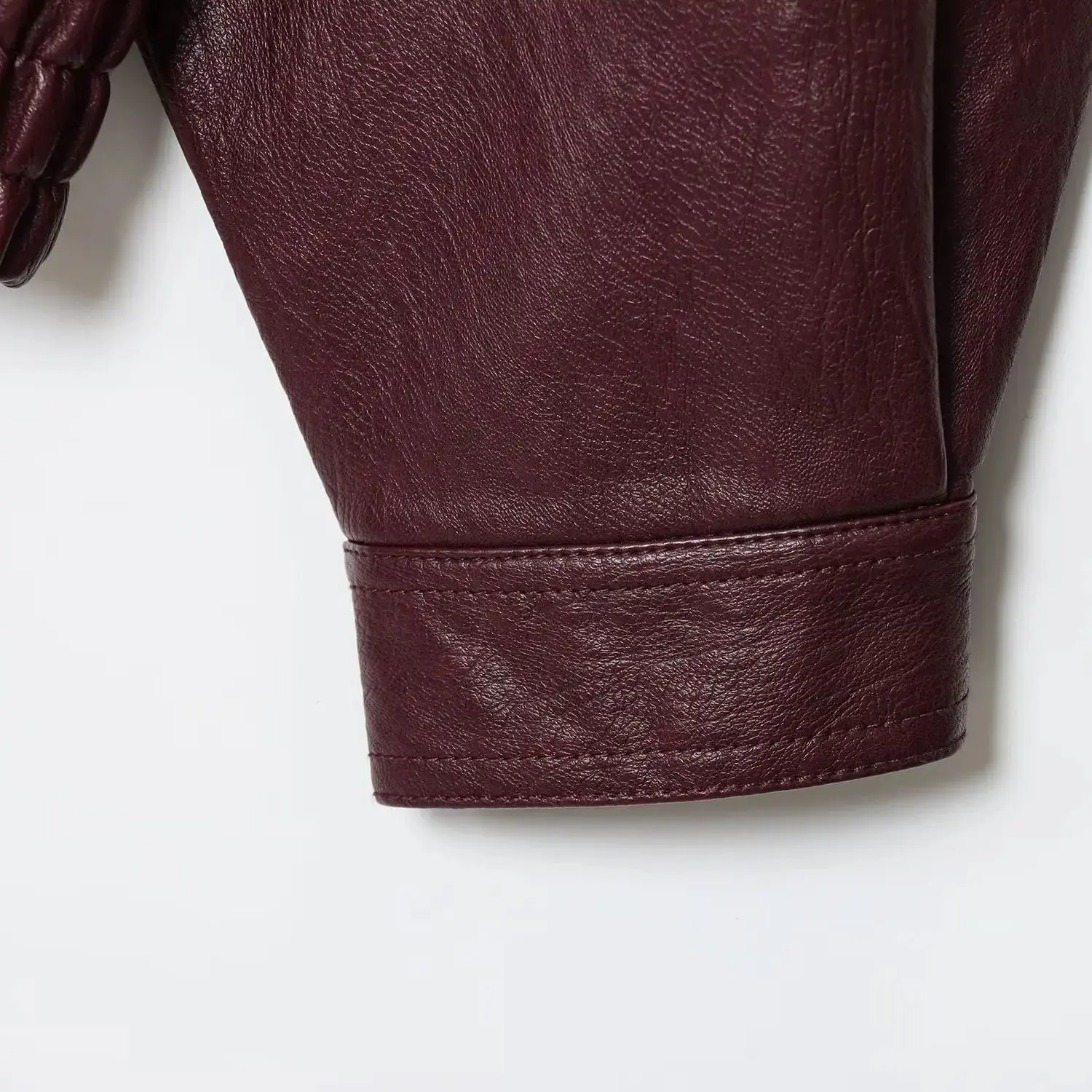 DiYiG سترة نسائية لخريف 2025 موضة جديدة متعددة الألوان من الجلد الصناعي سترة أنيقة بسحّاب للجوكر وطية صدر السترة وأكمام طويلة ملابس خارجية Mujer #6