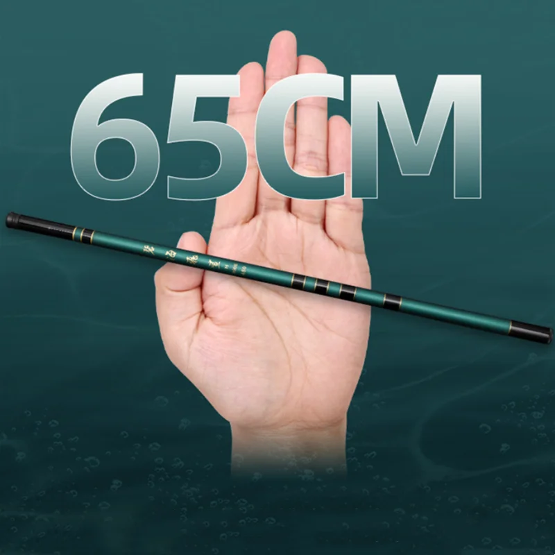 Carbon Telescopic 2.7m/3.6m/4.5m/5.4m/6.3m/7.2m Multifunction Fishing Rod Portable Travel Spinning Fishing Pole Fishing Tackle