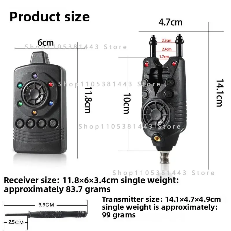 JY-90 European Carp Fishing Library Fishing Wireless Fishing Electronic Alarm