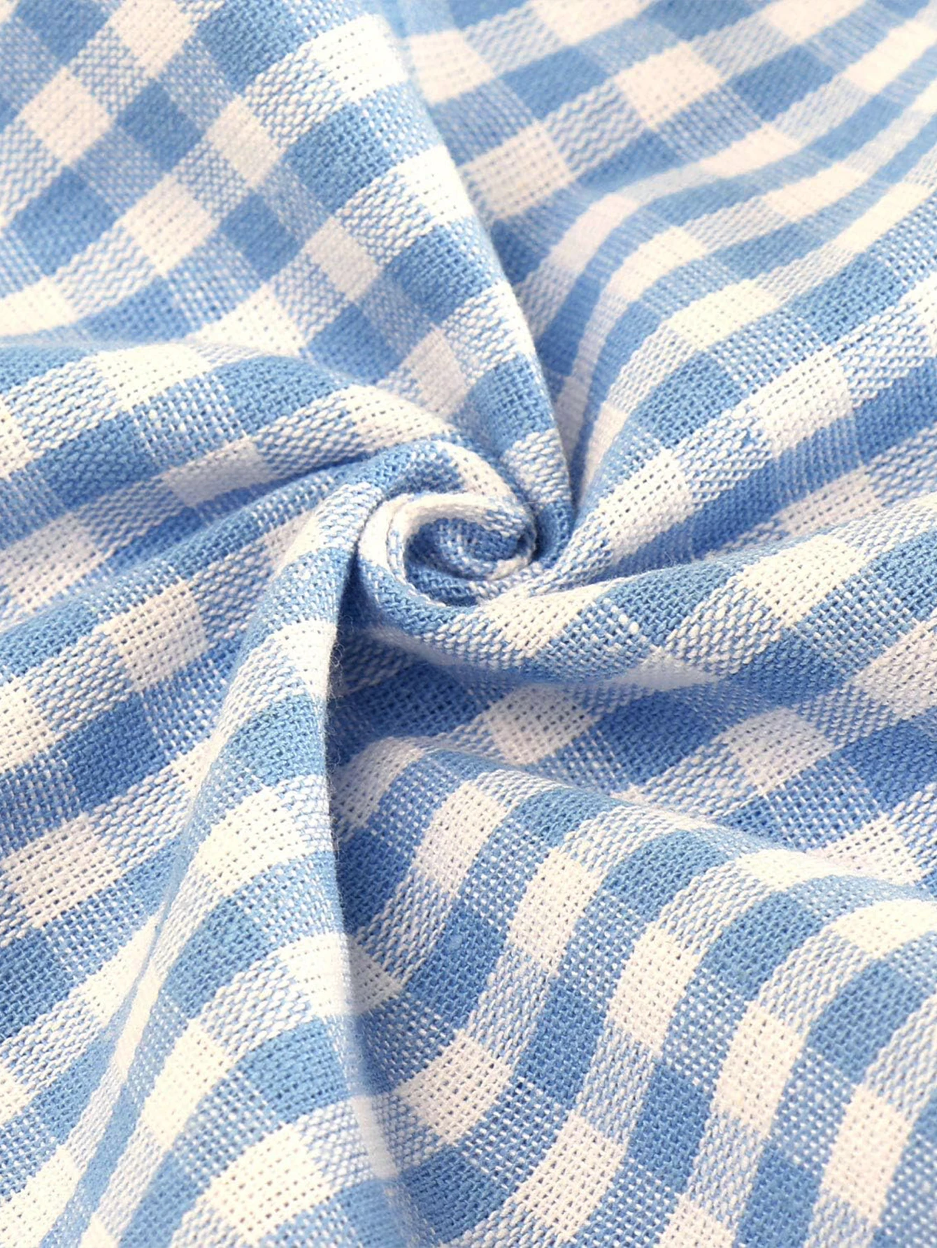 1 Piece Set, Modern Simple Blue Small Plaid Tablecloth, Japanese and Korean Style Minimalist Style Dinner Restaurant Table Mat Restaurant and Picnic