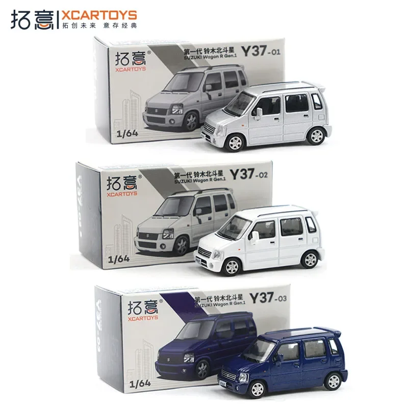 

XCarToys 1:64 Beidou Wagon R Gen.1 Pearl White /Dark Blue Alloy Diecast Model Car boy toy Collectible New with Box