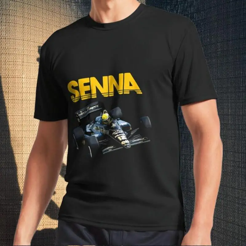 Ayrton Senna 97T John Player Livery Logo Camiseta masculina tamanho engraçado S a 5XL