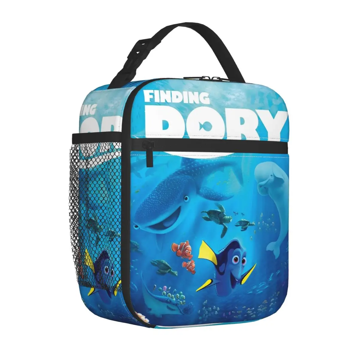 

Finding Nemo Dory Bruce Squirt Crush Изолированная сумка для обеда Большая вместительная многоразовая сумка-холодильник Tote Ланч-бокс Пляжные путешествия Мужчины Женщины