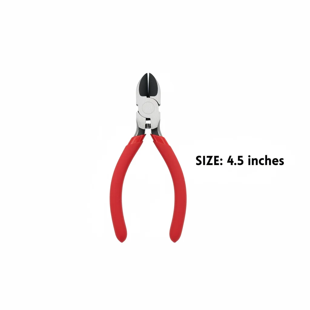 4.5 Inch Mini Diagonal Pliers Small Electrician Wire Cutting Pliers Precision Side Cutters Hardened Alloy Steel Blades Non Slip Handle for Electronics Repair Jewelry Making DIY Crafts Home Care Tool Kit Set Plus Pro Safe Fast Easy Daily Life Best Top