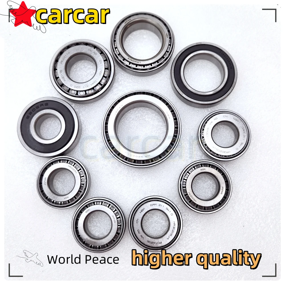 brand new 10PCS/SET 0AM DQ200 DSG 7 Speed Auto Transmission Bearing Kit Fit For Volkswagen Audi Skoda