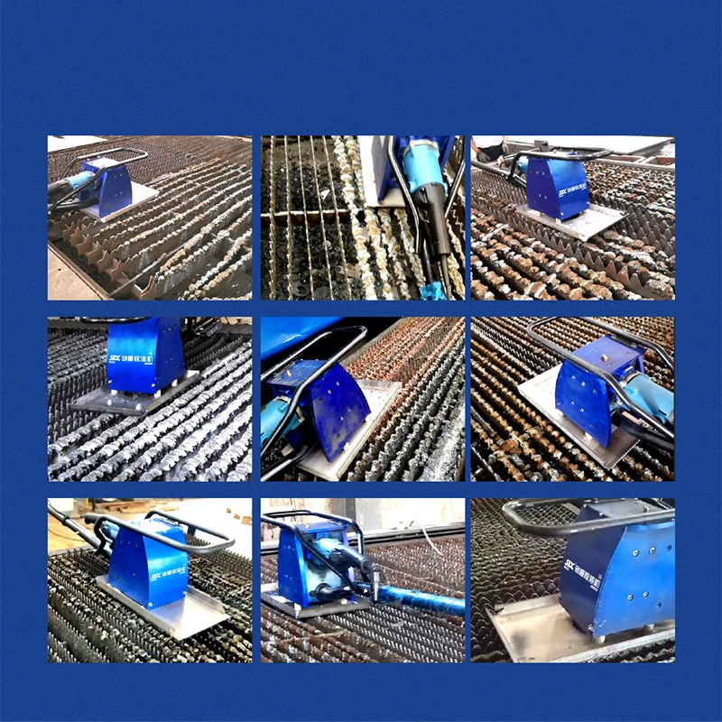 

Laser sword grid slag removal machine, sword grid work surface slag cleaning machine, hand push laser rack slag removal machine