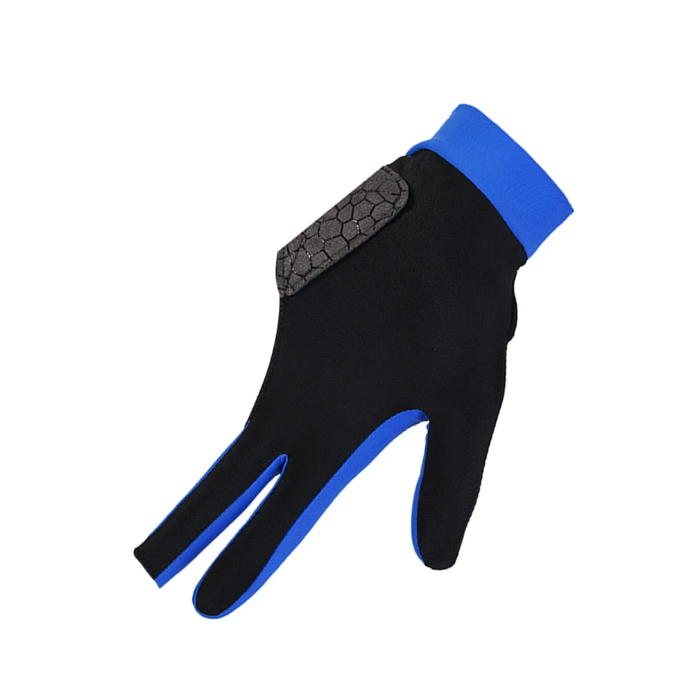 

Pool Gloves Billiard Finger for Men Billiards Left Hand Elasticity Blue Left-hand Man