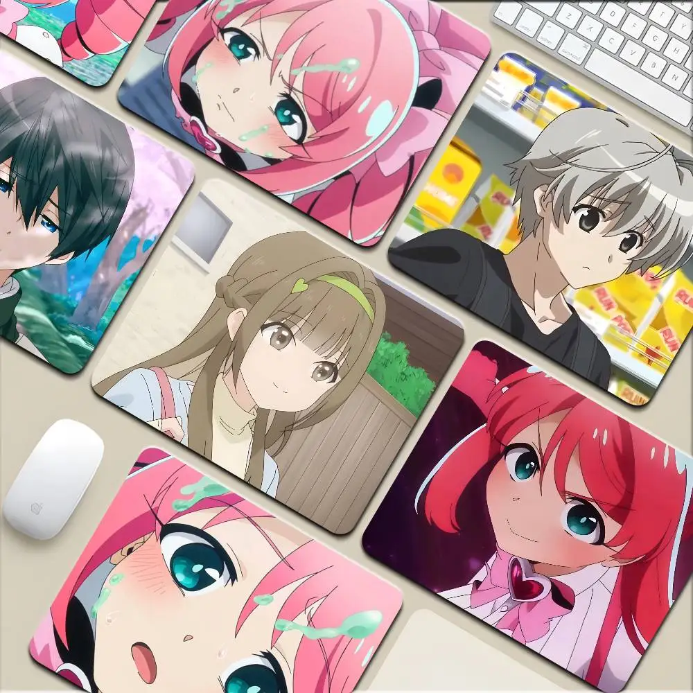 Classic LOVE Game Anime Nagisaka Haruka No Secret Cute Small Mousepad Keyboard Pad Laptop Cushion Non-slip Deskpad