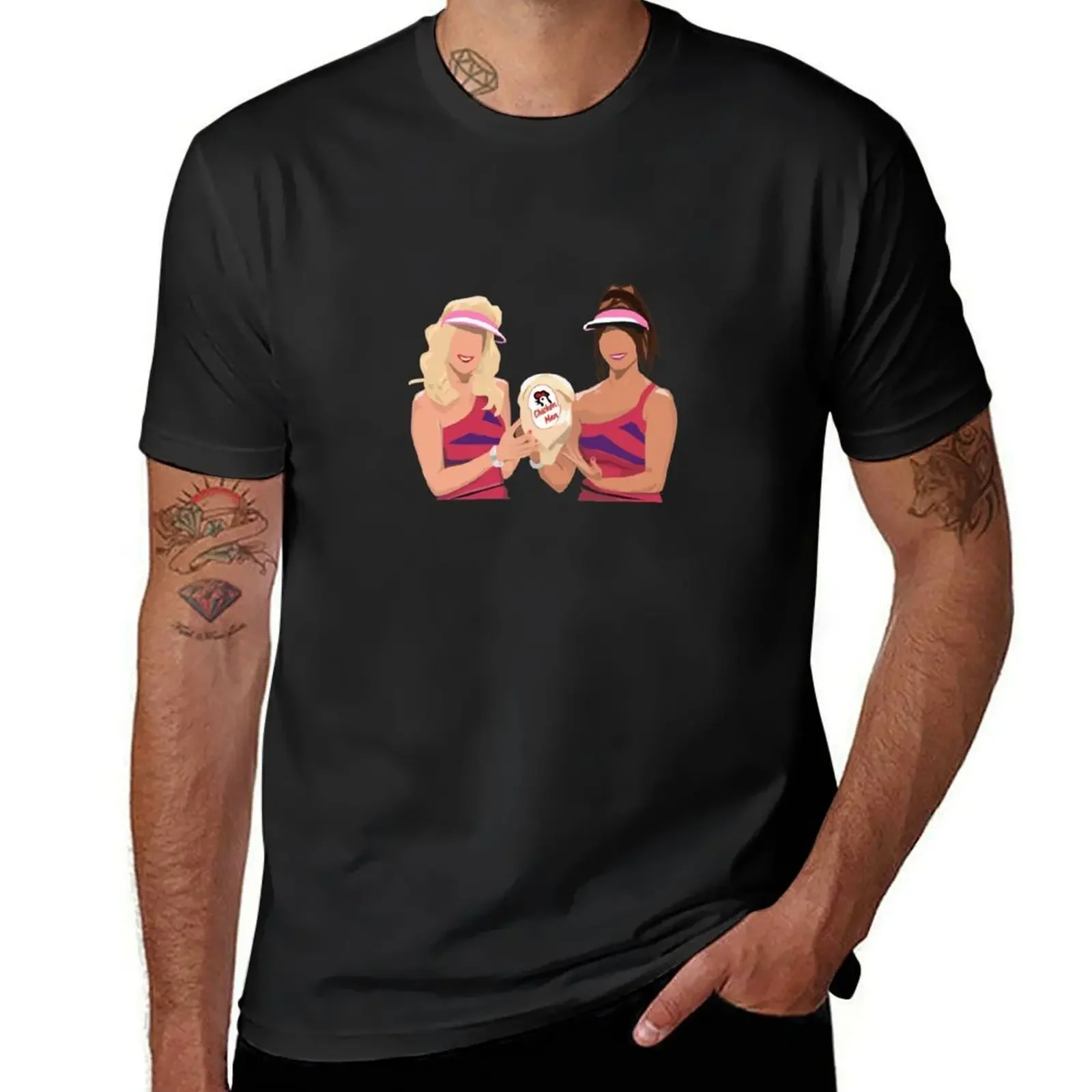 

SNL Super Showcase (Maya Rudolph and Kristen Wiig) Sticker T-Shirt man t shirt mens plain t shirts