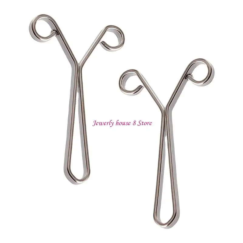 Travel Friendly Rolled Cuff Clip Adjustable Y Jewelry Accessory