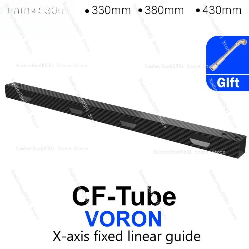 High-quality  2.4 3D Printer X-axis Lightweight Design Pre-drilled Carbon Fiber Tube
