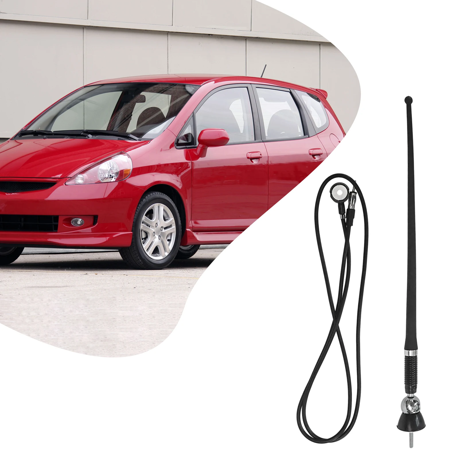 

Auto Accessories Car Stereo Antenna 36cm Rubber Antenna Car Antenna High Universality Fitment Non-deformed Design