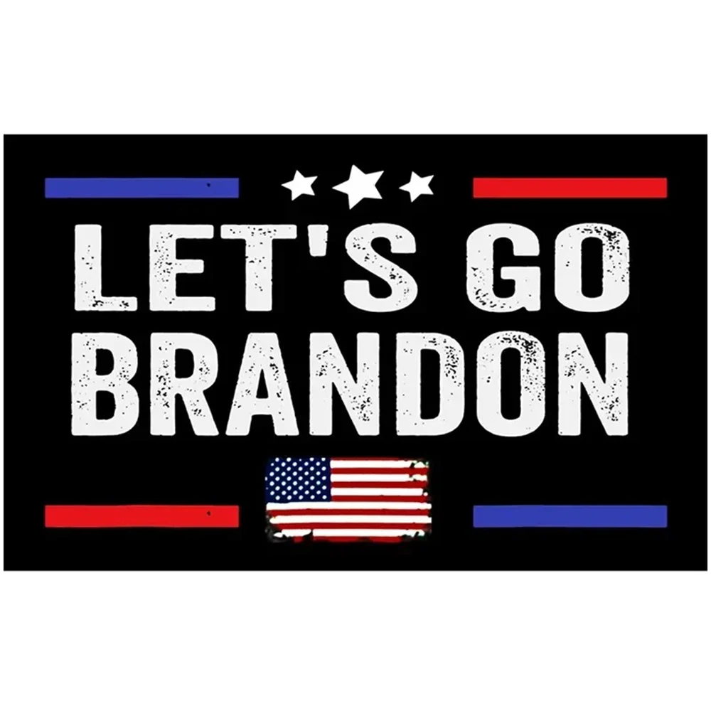 2X3FT Let's Go Brandon WITH USA BANNER CUSTOM 90X150 CM FLAG