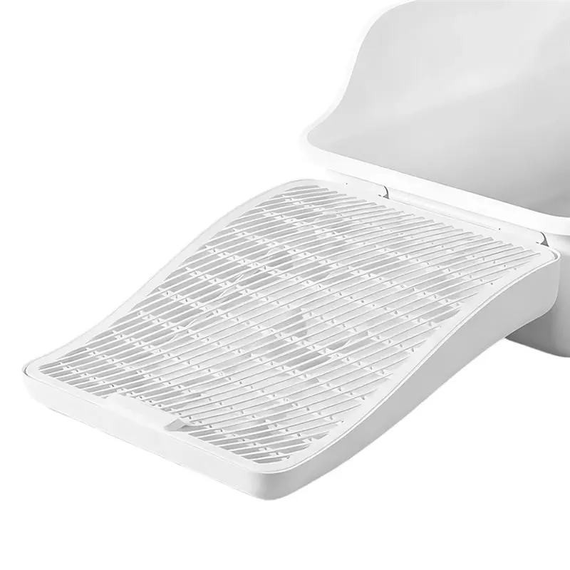 

A01F-Повышенный коврик для ловушек для кошачьих туалетов, рампа с регулируемой высотой, нескользящие подушечки для котят, легко чистится