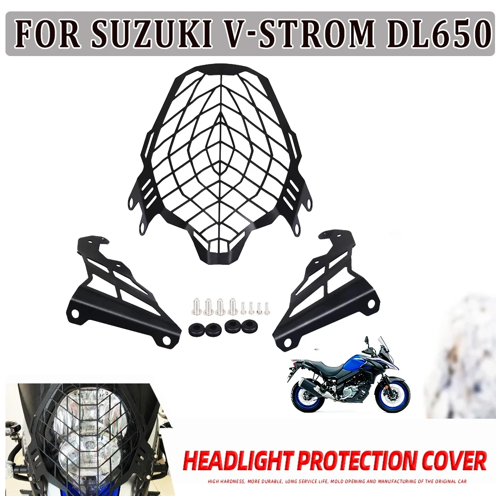 Motorcycle Headlight Guard Protector Grill Protection Cover For SUZUKI V-strom DL650 XT V-strom DL 650 650XT 2017 - 2022 2020