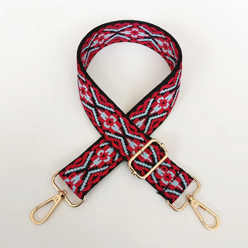 حقيبة حزام الملحقات حقيبة واسعة حزام الكتف قماش اللون الجاكار كتف واحد مائل تمتد تخفيض العبء حزام الظهر #6