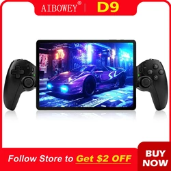 Aibowey D9 Mobile Phone Gamepad Dual Vibration Bluetooth 5.2 Wireless Gaming Controller 6-axis Gyro for Switch/PS3/PS4