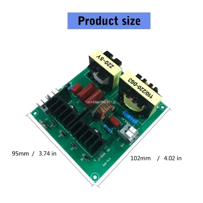 Комплект печатной платы ультразвукового очистителя, мощность 150 Вт, 40 кГц, 3 преобразователя для эффективной очистки,