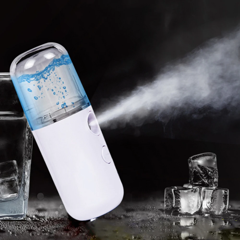 Portable Beauty Instrument Humidifier Easy To Carry  Spray Nano Spray Water Meter Steam Face Cold Spray