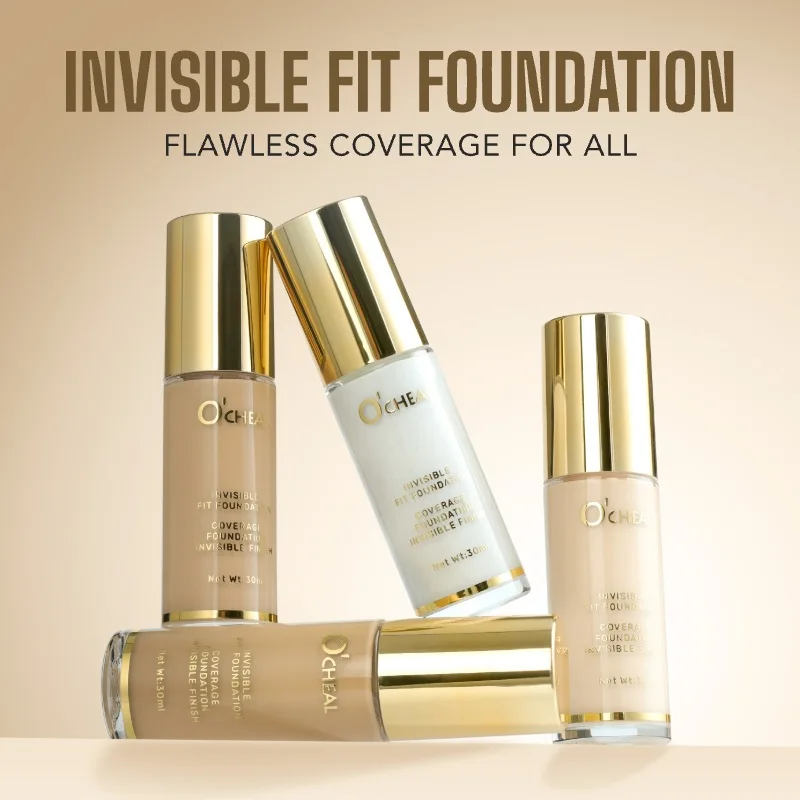 

O'CHEAL Fit Foundation: Seamless, Hydrating, and Brightening Coverage All Skin Types