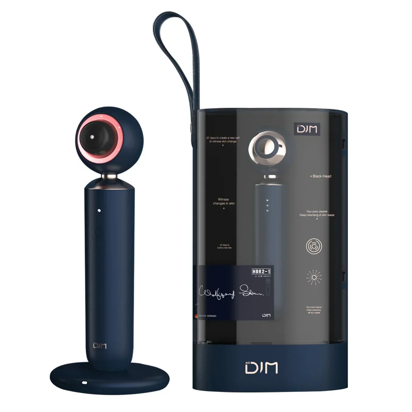 DJM Portable Face Lift Massager Led Heating Beauty Device Firming