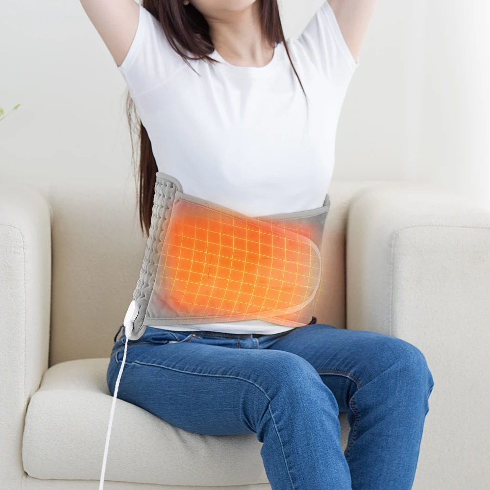 Almohadilla calefactora eléctrica, manta calefactora cálida para fisioterapia, cinturón de Control de temperatura inteligente para el hogar,