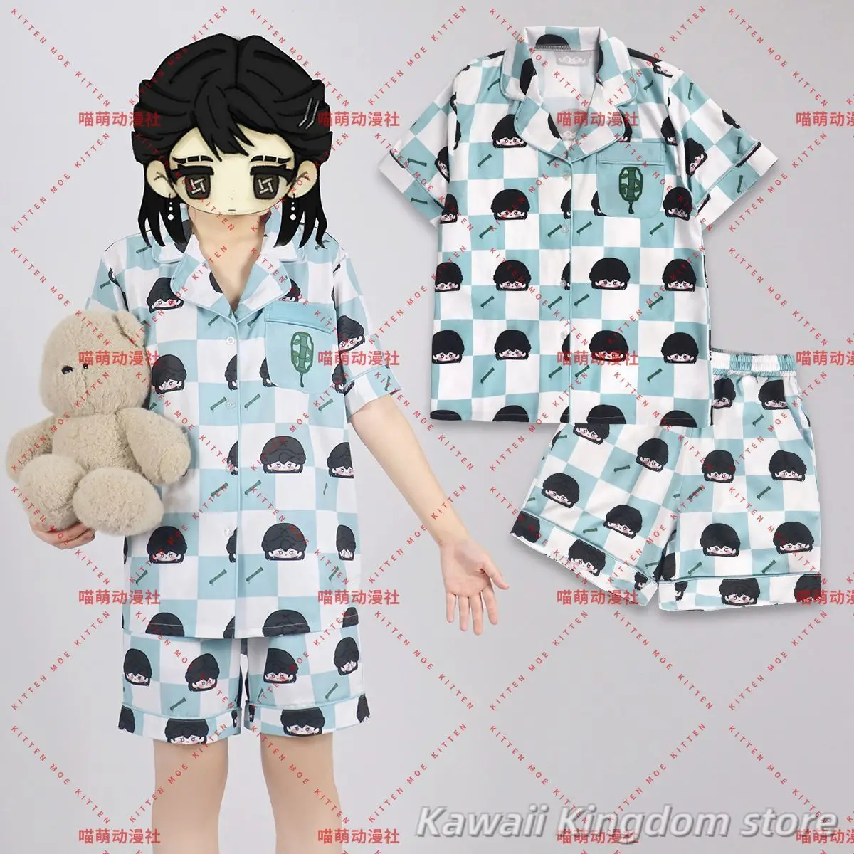 Game Identity V Qi Shiyi Anime Cosplay Kostuum Zomer Pyjama T-shirt Shorts Thuis Jurk Mannen Vrouw