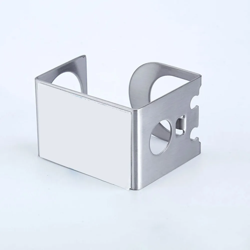 

Stainless Steel Multi-Function Toothbrush Holder Bathroom Cup Rack Electric Toothbrush Stand Rustproof Space Saving