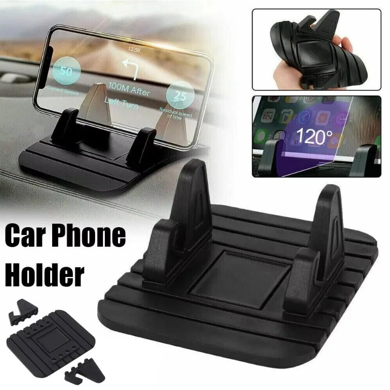 Rutschfeste Auto-Armaturenbrett-Telefonhalter-Ständer-Pad für iPhone 17 16 15 14 13 12 Samsung S25 S24 Xiaomi Huawei Handy-Halterung