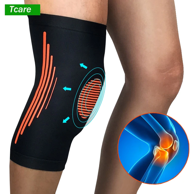 Tcare Compression Knee Sleeve Breathable Knee Support Brace for Running Basketball Squats Weightlifting Arthritis and Meniscus