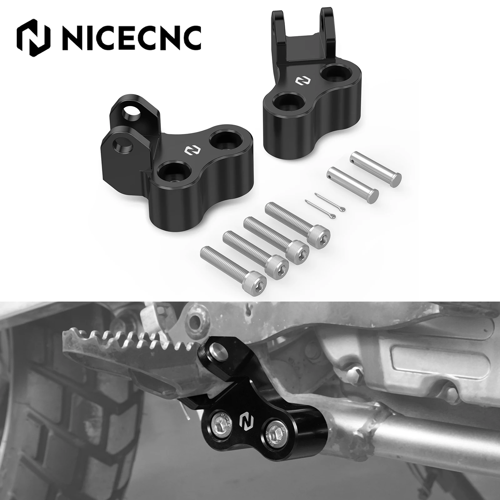 

For 1996-2024 Suzuki DR 650 S DR 650 SE Footpeg Bracket Lower 1.5" DR650 DR650S DR650SE DR 650S DR 650SE DR650 S DR650 SE