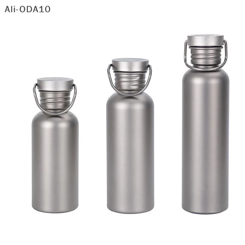 

1Pc Outdoor Sports Titanium Water Bottle 500ml 600ml 750ml Camping Supplies Sports Cycling Hiking Camping Water Bottle
