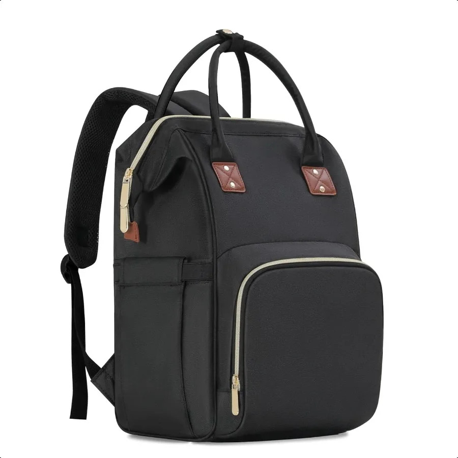 

Сумка для подгузников Femuar, рюкзак, многофункциональная сумка для подгузников для беременных, сумка для девочек и мальчиков, большая вместительная дорожная сумка для подгузников, темно-черный