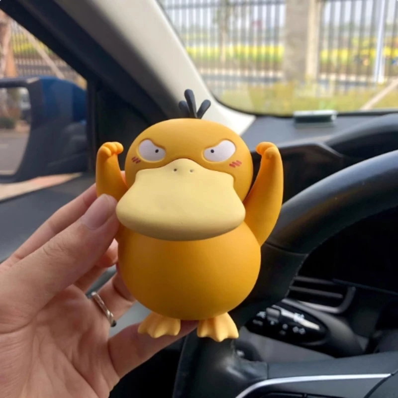 

Фигурка Pokemon Psyduck, аниме, периферийные устройства, милая утка, модель ручной работы, украшение для комнаты, интерьер автомобиля, игрушки, модель из ПВХ, коллекция подарков