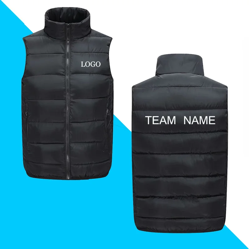 DIY logo Jackets Coats New Autumn Winter Ultra Light Sleeveless Jackets Coats Portable Casual Waistcoat Bodywarmers Men Grils 2 DIY logo Jackets Coats New Autumn Winter Ultra Light Sleeveless Jackets Coats Portable Casual Waistcoat Bodywarmers Men Grils 2