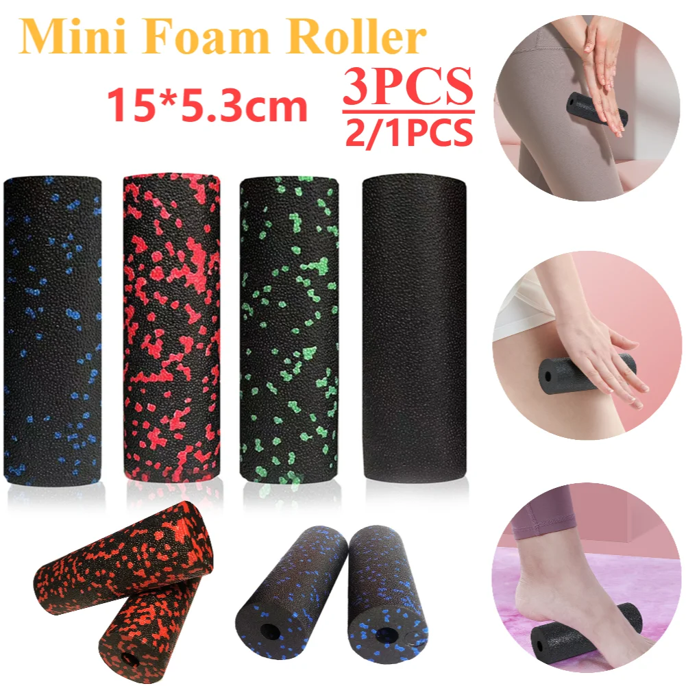 Mini EPP Hollow Yoga Foam Block Massage Roller 15*5.3cm Massage Column Muscular Body Muscle Therapy Pilates Gym Home Exercise