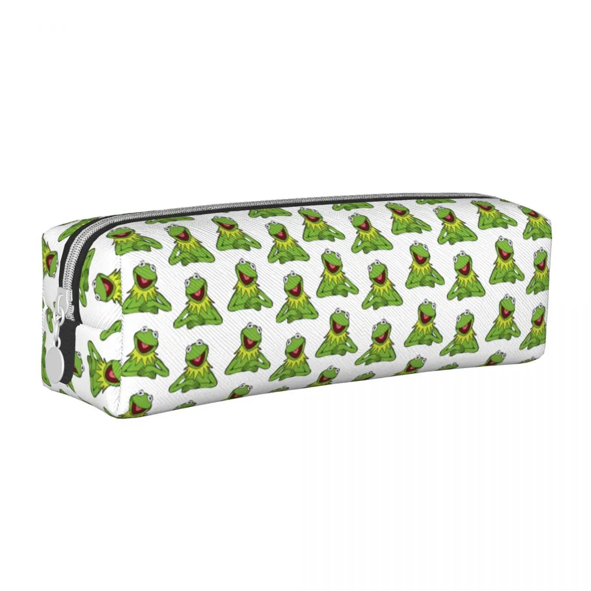 Kermit The Frog Pattern The Muppets Show Pencil Case Pencilcases Pen for Girl Boy Big Bag School Supplies Zipper Stationery