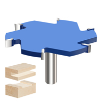 CNC Spoilboard Surfacing Router Bit 12.7mm Shank 100mm Cutting Diameter 6 Flutes Slab Flattening Router Bit for Woodworking
