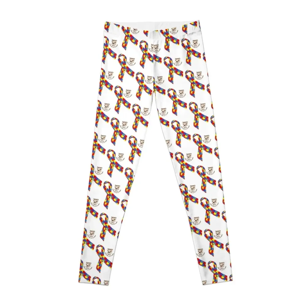 

Autism Awareness One cup at a time! Leggings gym's clothing Sweatpants Womens Leggings