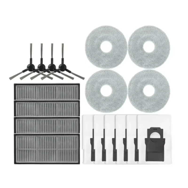 A86I-18 قطعة لـ Dreame L10s Pro Ultra Heat/X30 Ultra/X30 Pro/Mova E30 Ultra جهاز آلي لتنظيف الأتربة ملحقات الكناس