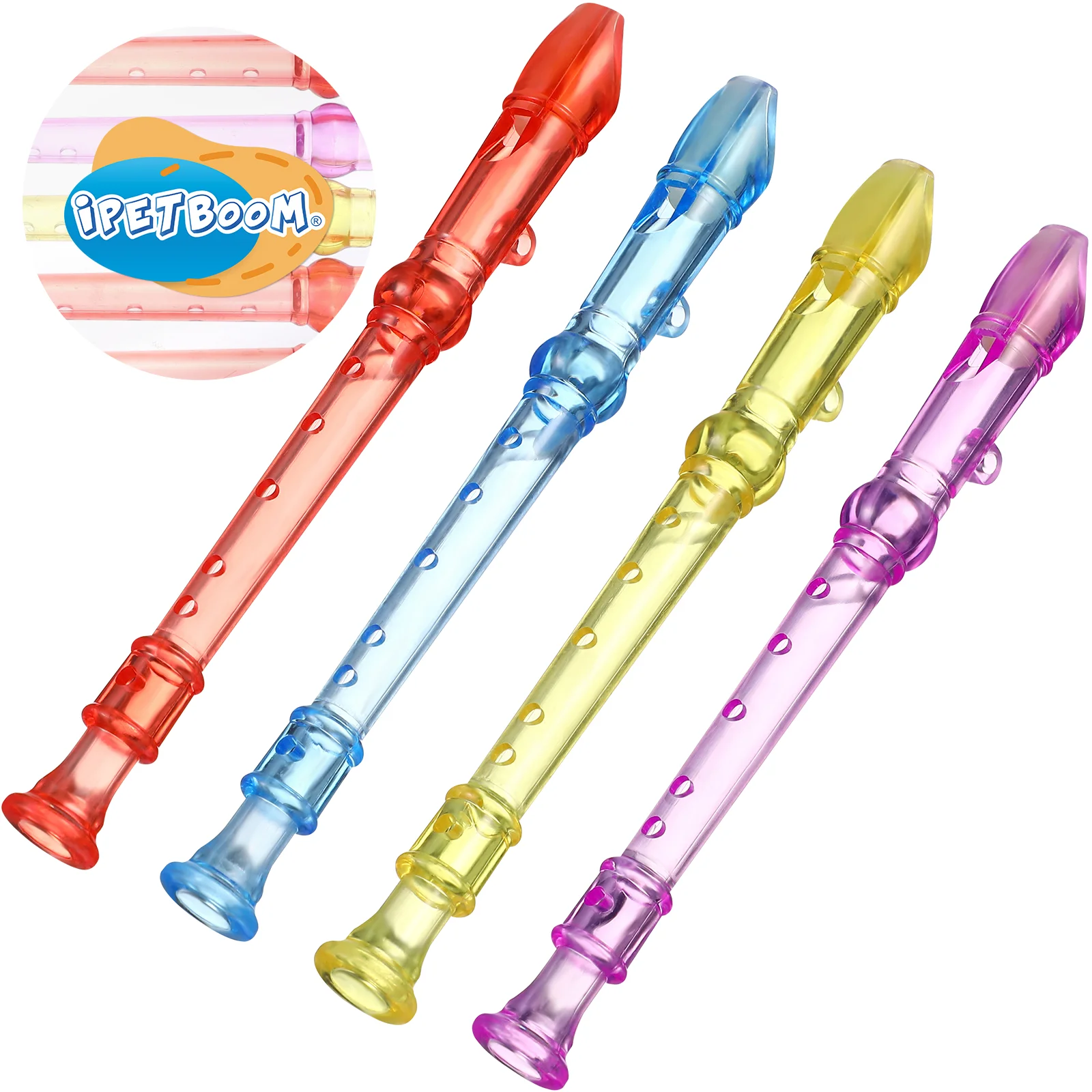 12 Pcs Soprano Recorder Flute Instrument Children Toy Musical Instruments for Kids Children's