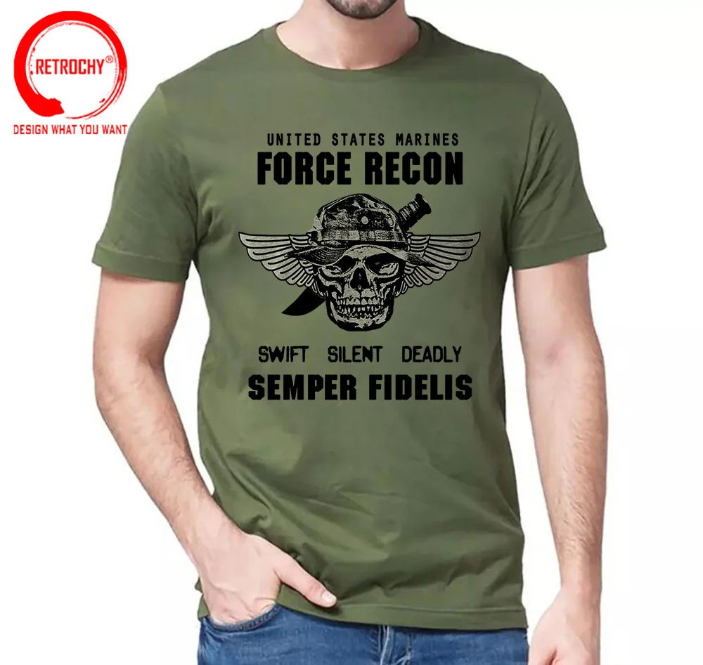 New US American Army Air USAF Marines USMC Military Physical PT T Shirt Men Funny USA Green Berets Special Forces Men\'s T-Shirt